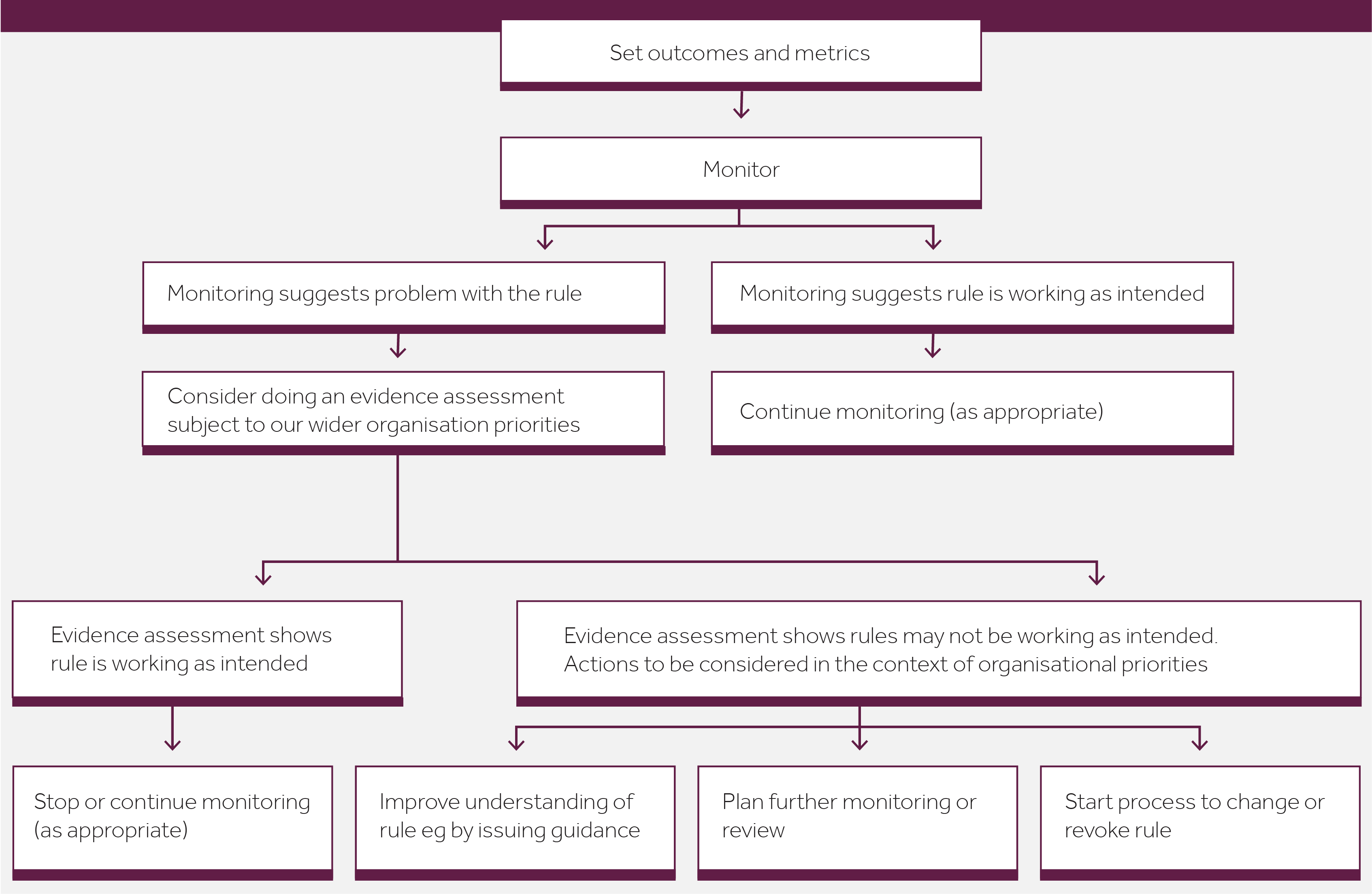 Figure 1: Overview of rule review process for new rules